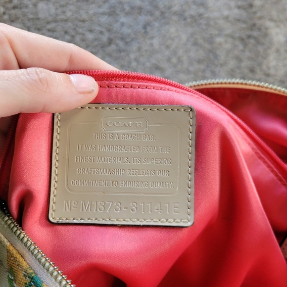 Coach Hallie Tote Poppy Ltd Edition Large Rainbow - Picture 12 of 12